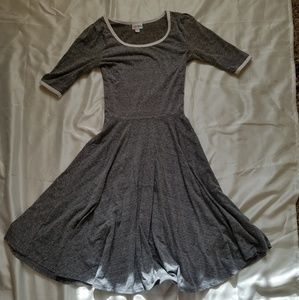 Lularoe xs nicole heathered grey